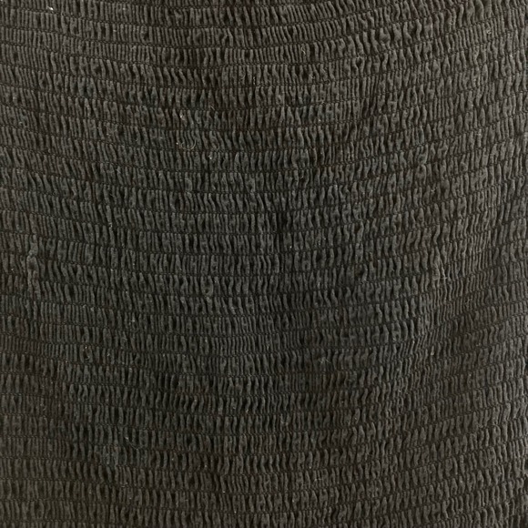 Brandy Melville One Black & One Red Smocked Off Shoulder Crop Top Small - Picture 10 of 13